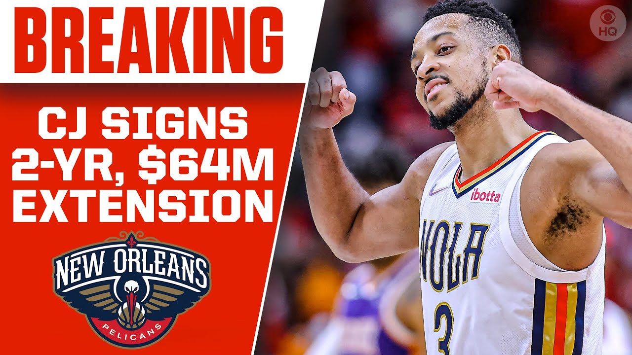 CJ McCollum Signs 2-Year, $64M Contract Extension with Pelicans